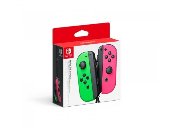 Nintendo Switch Joy-Con Controller Pair - Neon Green / Neon Pink (L + R)  Nintendo Switch